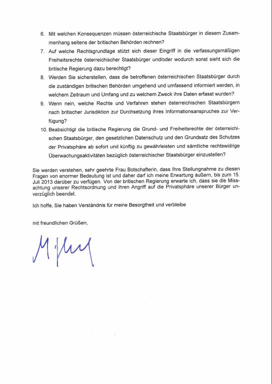Ikrath Brief an die Britische Botschafterin 2